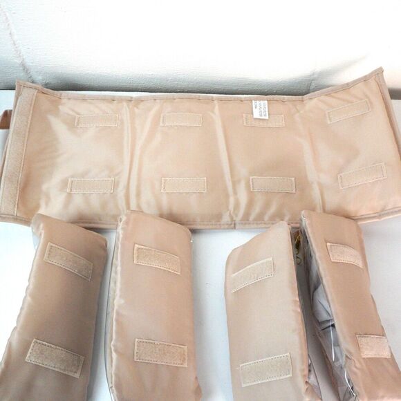 Travel Organizer Velcro Zippered Clear Compartments OS Home Jewelry Toiletries - Picture 5 of 8